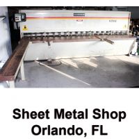 SHEET METAL SHOP, ORLANDO, FL - PAST LIQUIDATION
