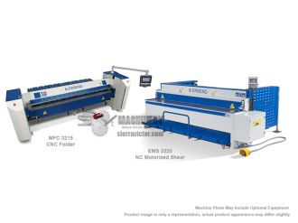 New ERBEND MFC 3215 CNC Folder w/ERBEND EMS 3220NC Motorized Shear  - Combo Package  | In Stock Special for sale