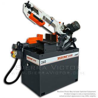 New HE&M 260BSA Semi-Automatic Double Miter Bandsaw for sale