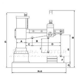 VICTOR Radial Drill 1363H