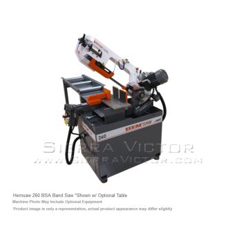New HE&M 260BSA Semi-Automatic Double Miter Bandsaw for sale