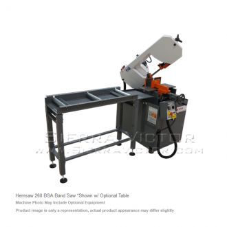 New HE&M 260BSA Semi-Automatic Double Miter Bandsaw for sale