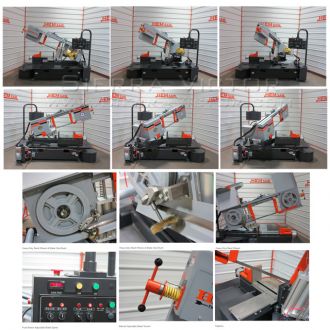 HE&M Manual Horizontal Miter Bandsaw SIDEWINDER M