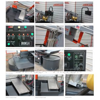 HE&M Manual Horizontal Miter Bandsaw SIDEWINDER M