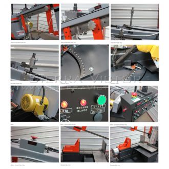 HE&M Manual Horizontal Miter Bandsaw SIDEWINDER M
