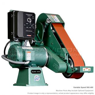 BURR KING Model 960-400 2-Wheel Belt Grinder