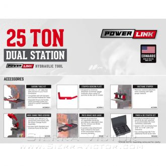 EDWARDS 25 Ton Dual Station HAT2500