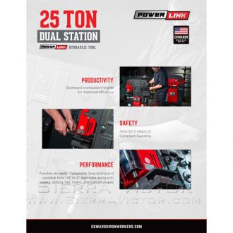 EDWARDS 25 Ton Dual Station HAT2500