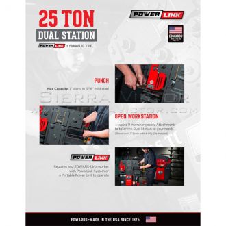 EDWARDS 25 Ton Dual Station HAT2500