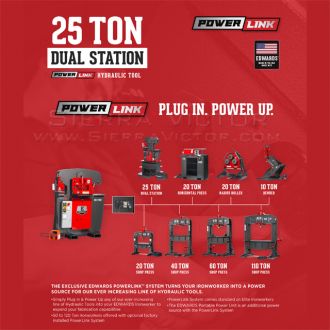 EDWARDS 25 Ton Dual Station HAT2500