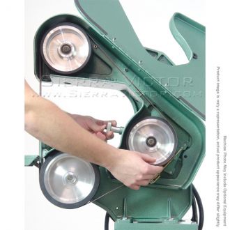 BURR KING Model 760 3-Wheel Belt Grinder