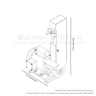 KALAMAZOO 2FSM Industrial Abrasive Belt Sander