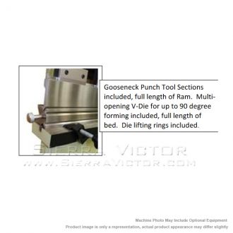 New U.S. INDUSTRIAL Hydraulic Press Brake with Front Operated Power Backgauge and Power Ram Adjust for sale