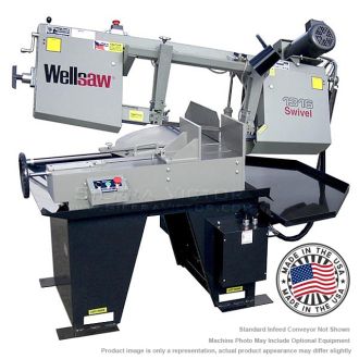 New WELLSAW 1316S 13" x 16" Swivel Head Miter Bandsaw for sale