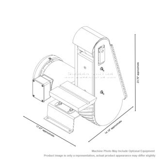 KALAMAZOO Multi-Position Belt Grinder BG448