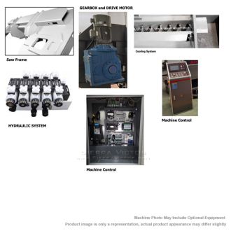 New JLH H-6050TEC Semi-Automatic Bandsaw for sale