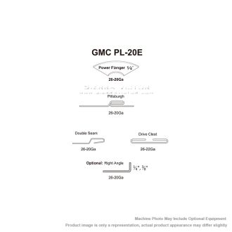 New GMC PL-20E Pittsburgh Lockformer Machine for sale