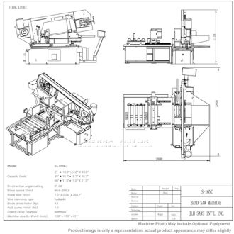 New JLH S-16MNC Automatic Mitering Bandsaw for sale