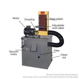 New KALAMAZOO Belt Sander with Vacuum Base for sale