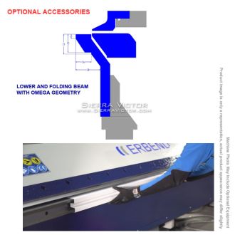 New ERBEND MFB 2525 CNC Motorized Sheet Metal Folding Machine for sale