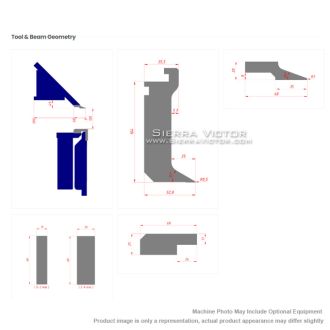 New ERBEND MFC CNC Motorized Sheet Metal Folding Machine for sale
