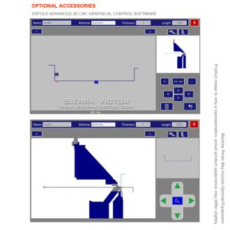 New ERBEND MFG 2515 CNC Motorized Sheet Metal Folding Machine for sale