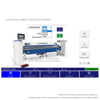 New ERBEND MFG 2515 CNC Motorized Sheet Metal Folding Machine for sale