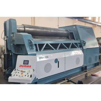 Pre-Owned DURMA 10 ft 4-Roll Hydraulic Double Pinch Plate Roll | HRB4 3050 for sale