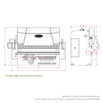 New GATOR FAB CAP 2080 4-Axis CNC Hydraulic Press Brake for sale