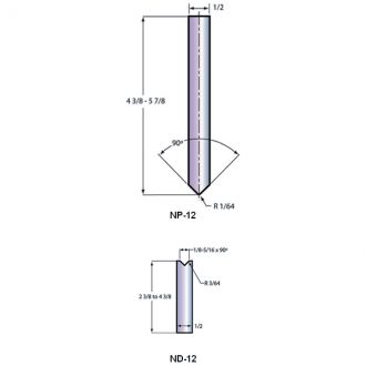 New SPECIFIC 90° Forming Punches & Dies for sale